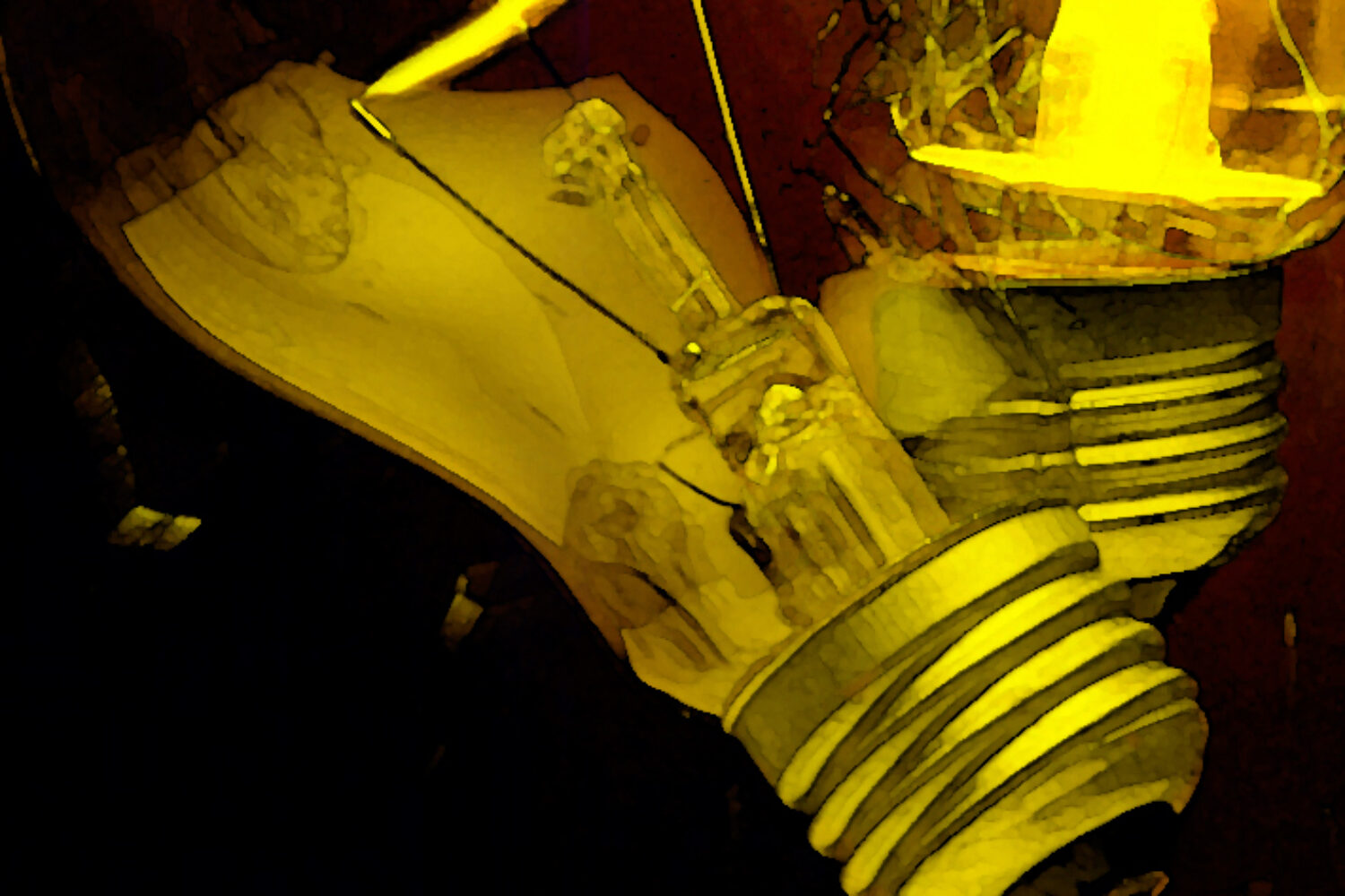 Digital Disruption – golden lightbulbs