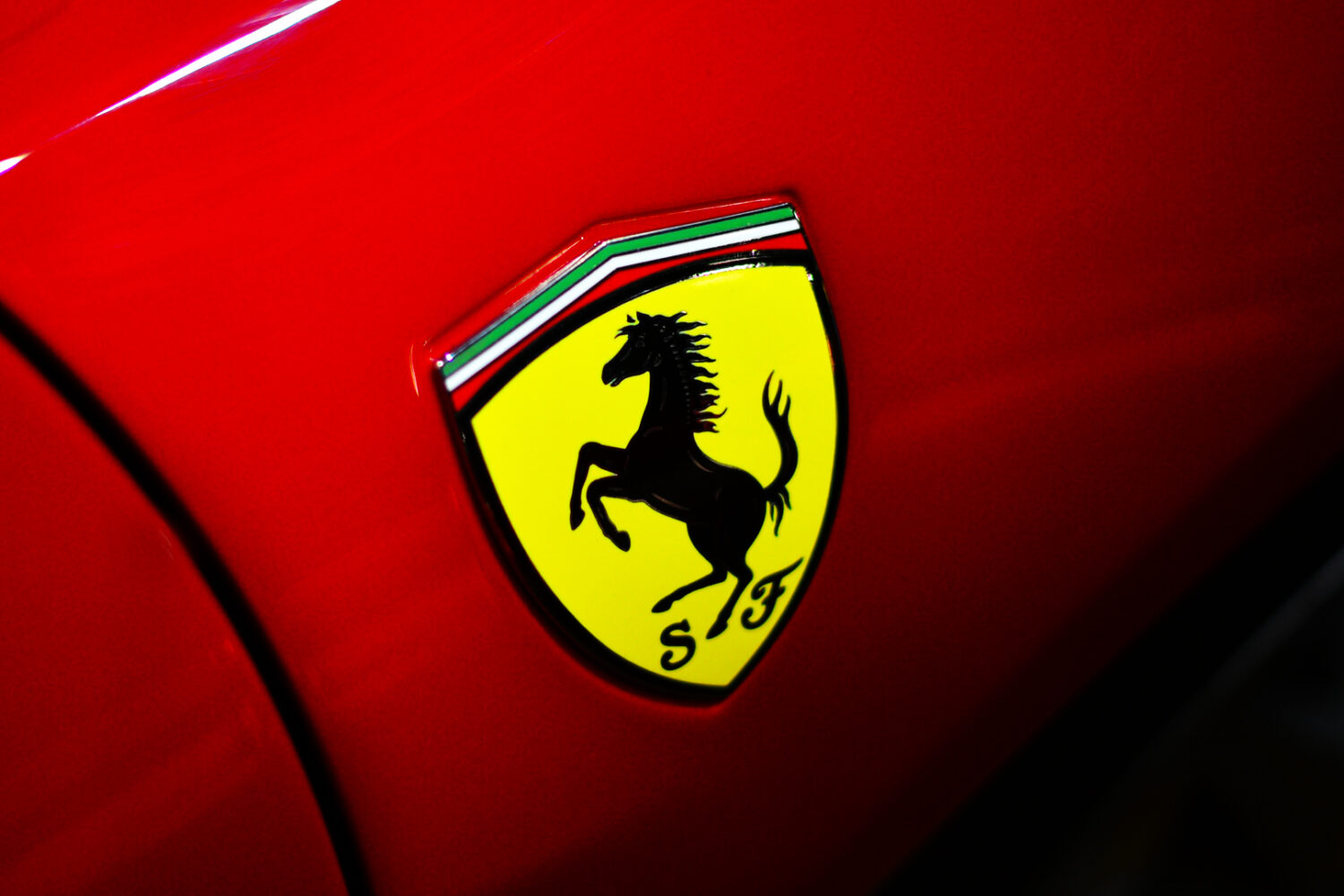 Ferrari prancing horse slider